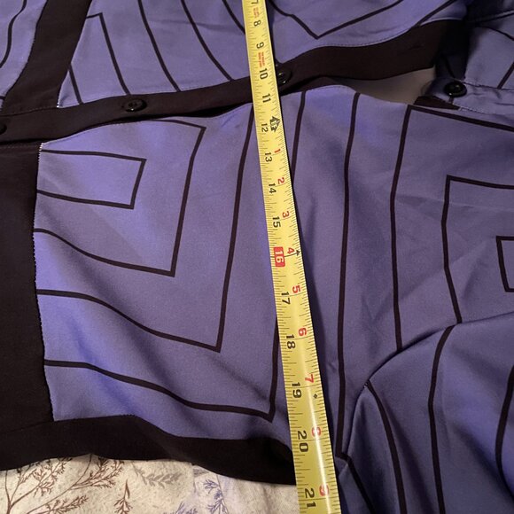 Be the boss!! Amazing Purple Button Down Women's Collared Shirt Maxi Dress - 2X - Picture 6 of 12